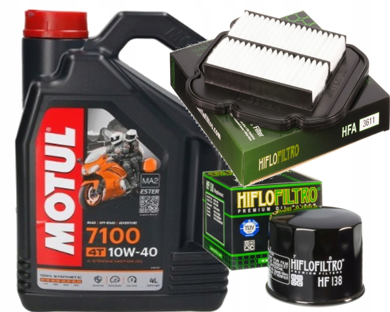 HFA3611 - MOTUL 7100 ФИЛЬТРЫ HF138 SUZUKI DL650 V-STROM 10-21
