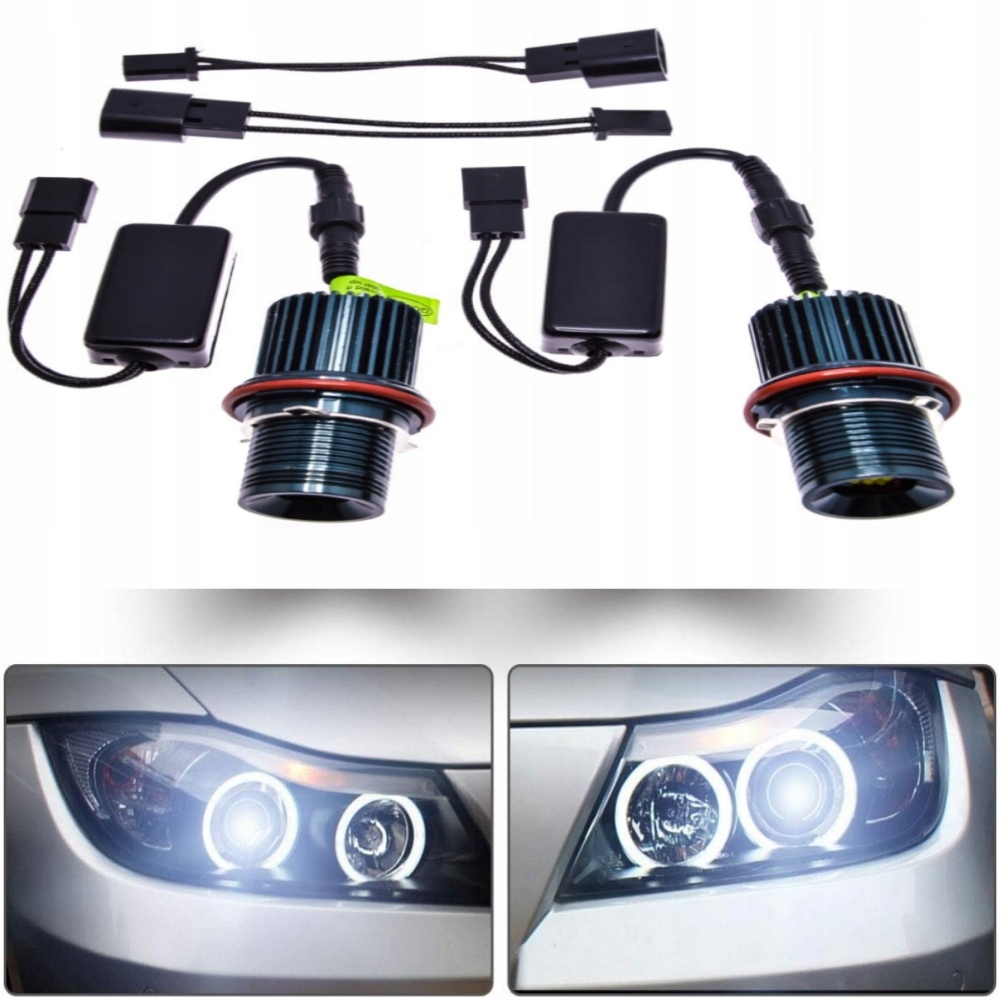 Zestaw Żarówki Bmw Ringi Led Marker 160Wat E39 E53 E60 E61 E65 E87