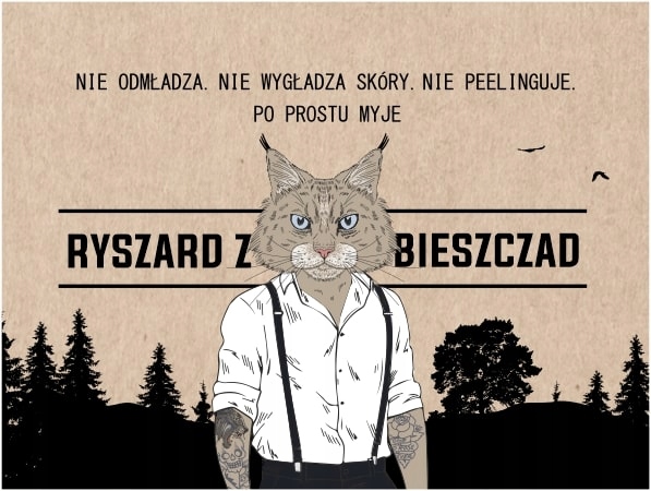 

LaQ Ryś mydło w kostce Ryszard Z Bieszczad 85 g
