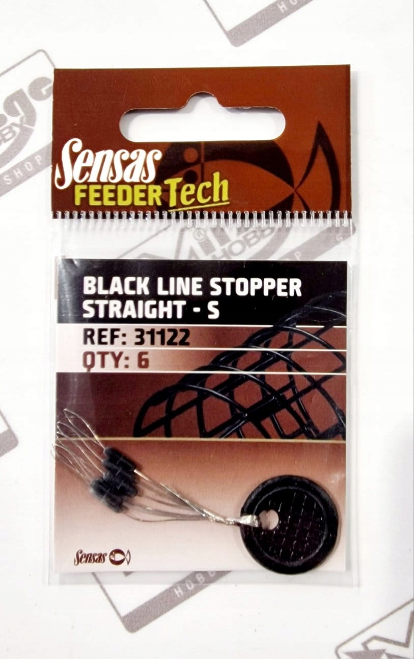 Sensas Stopery Black Line Straight #s (op. 6szt) [