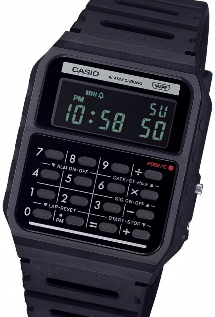 Sportowy zegarek młodzieżowy Casio Vintage School CA-53WB-1B