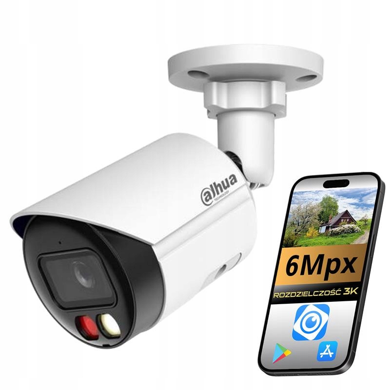Dahua IPC-HFW2649S-S-IL-0280B Plnofarebná 6Mpx Smd Plus Ip kamera