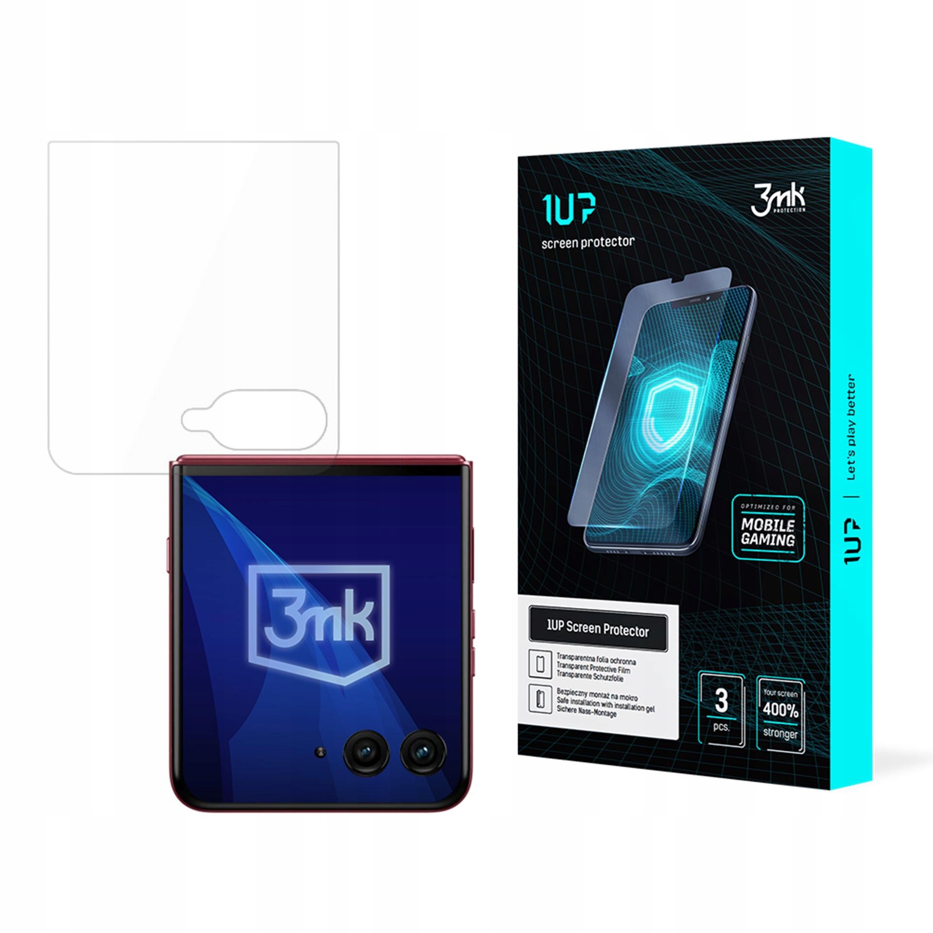 Folia dla graczy 3mk 1UP na Motorola Razr 60 Ultra 3mk Protection