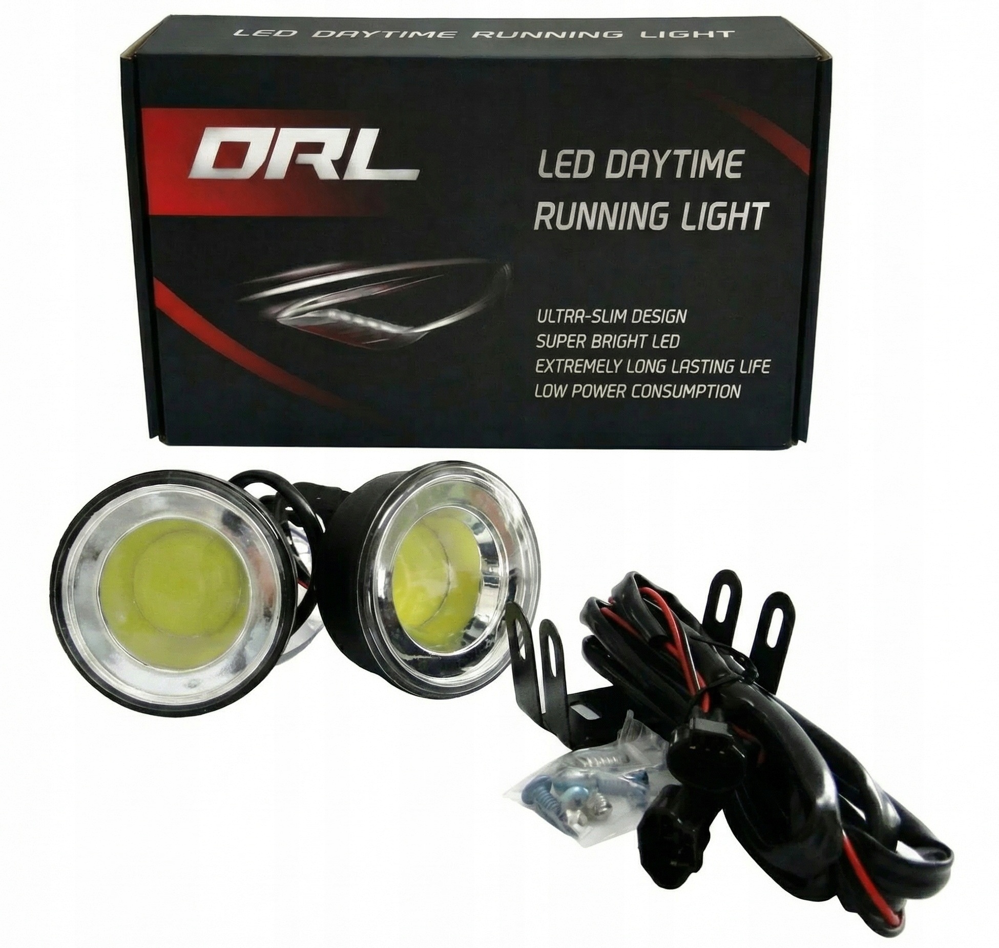 Led světla pro denní svícení Cob Kulaté Automat E8 RL00 Retrify Drl