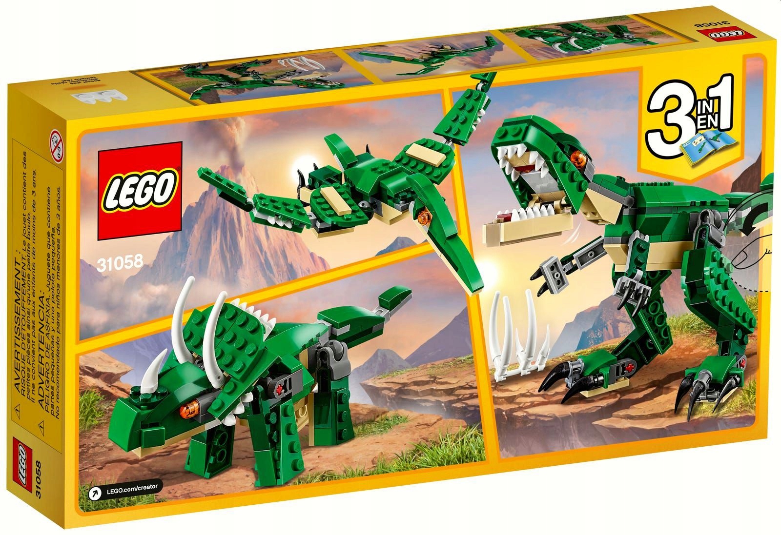 Originální Lego 31058 Creator 3v1 Mocní dinosauři Stavebnice Ideální pro předání