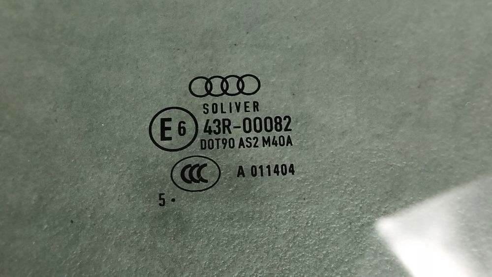 Audi A5 Sportback 8TA 2015 window left rear part