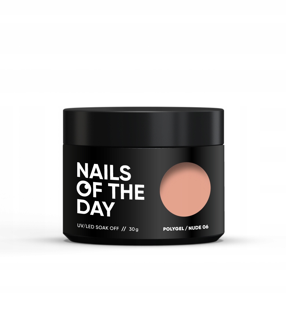 Nailsoftheday Polygel nude 06 kawowy nude akrylożel