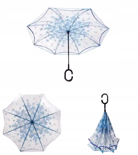 

Parasolka Parasol Odwrotnie Składany POS28