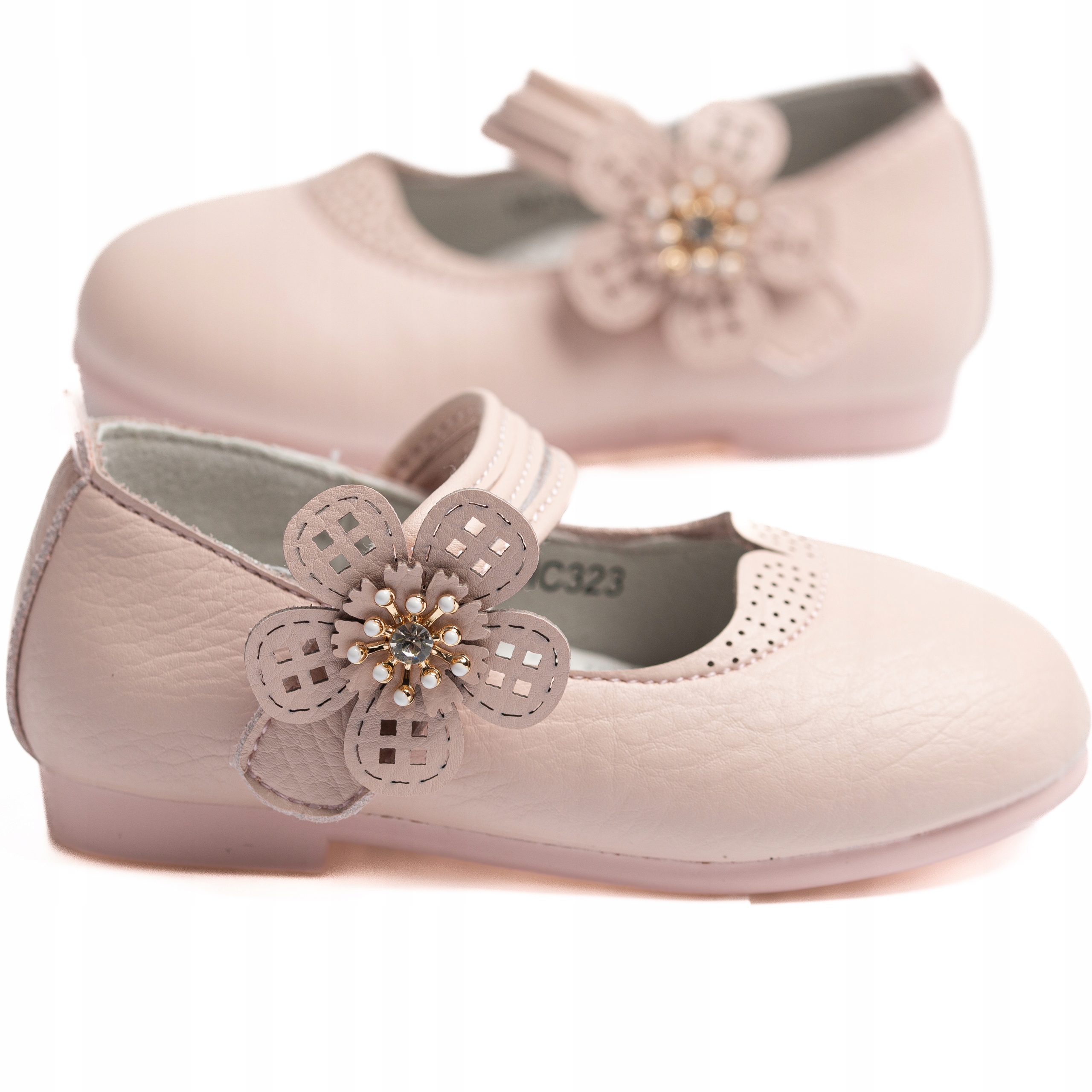 APAWWA BALERINY DZIECIĘCE RÓŻOWE ROZ.28