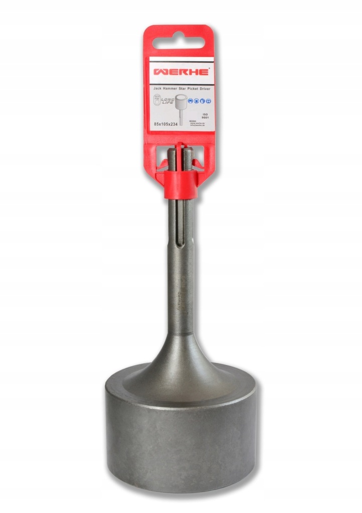 Hrot pro zatloukání pilin 85x105x234 Sds max Werhe