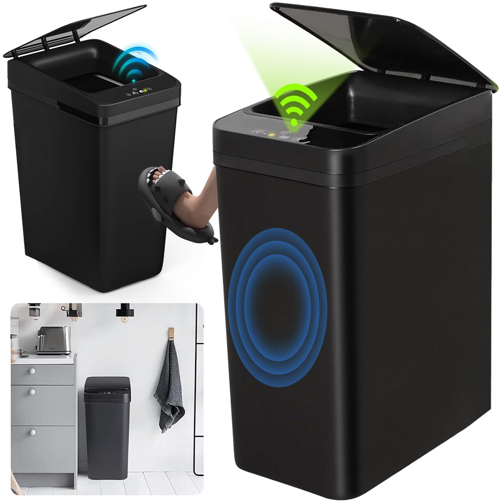 Odpadkový Koš Automatický Se Senzorem Odpadkový Koš Bezdotyková Nádoba 12 L