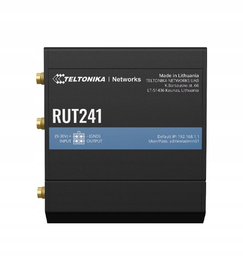 Lte Router RUT241 802.11n 10/100 Mbit/s Ethernet Lan (RJ-45) ports
