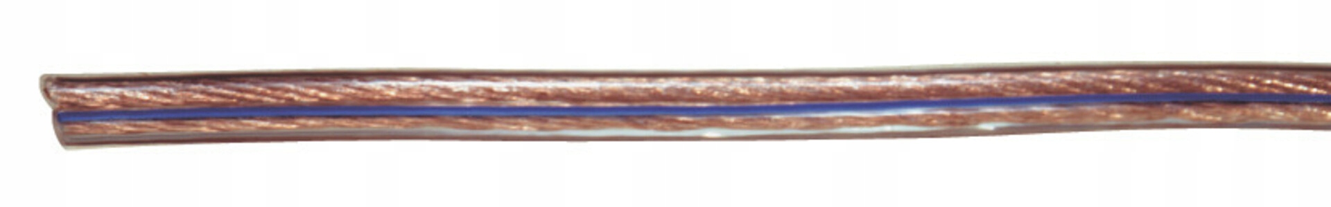 Reproduktorová dvojlinka Emos 2x1,0 mm² priehľadná 100 m SP100/TP