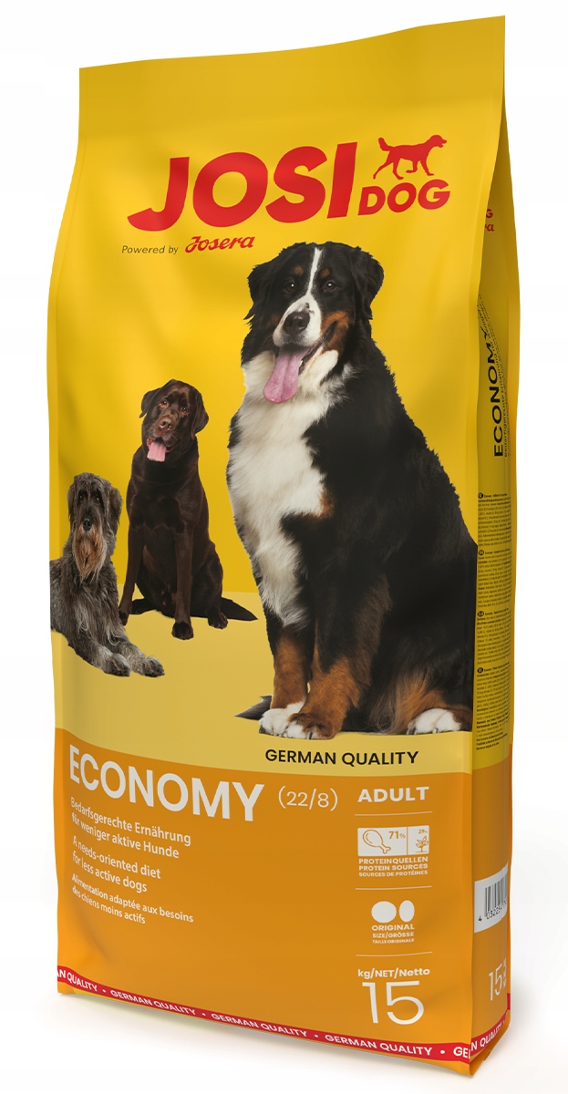 Levně Suché krmivo Josera JosiDog Economy 15 kg kuře pro aktivní psy