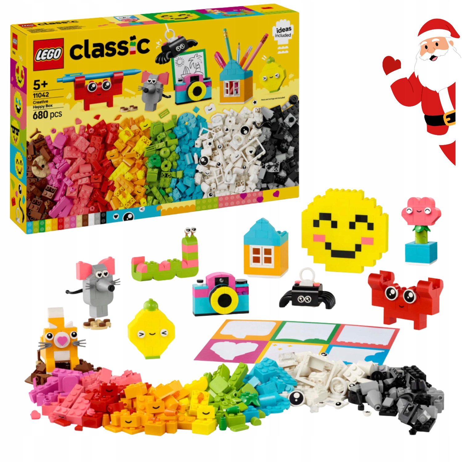 Klocki Lego Classic 11042 Duża Kreatywna Skrzynka 680 Elementów Dla Dzieci