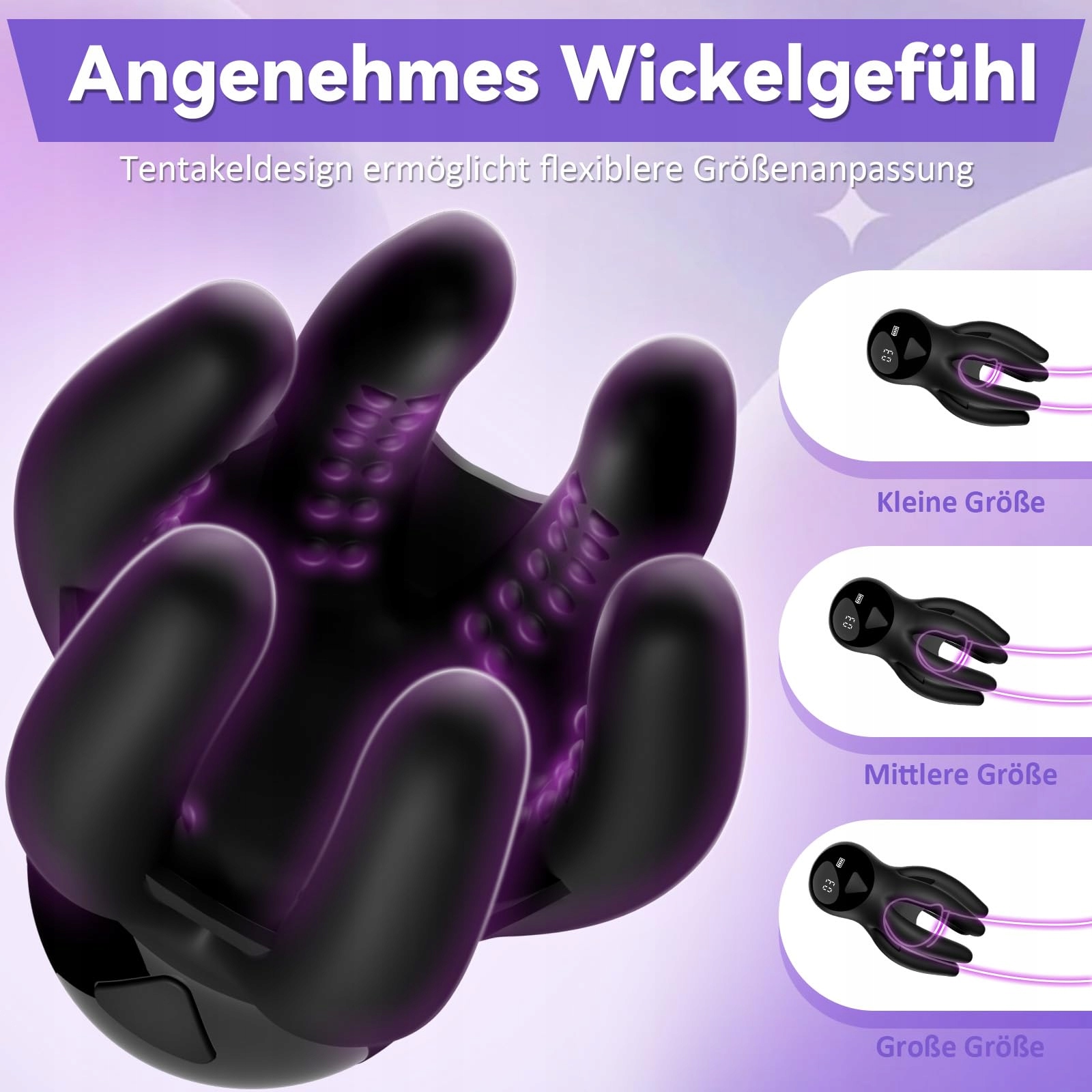 ELECTRIC MASTURBATOR Dla Mężczyzn Z 10 Trybami Wibracji Stymulacja Penisa — miniatura 3