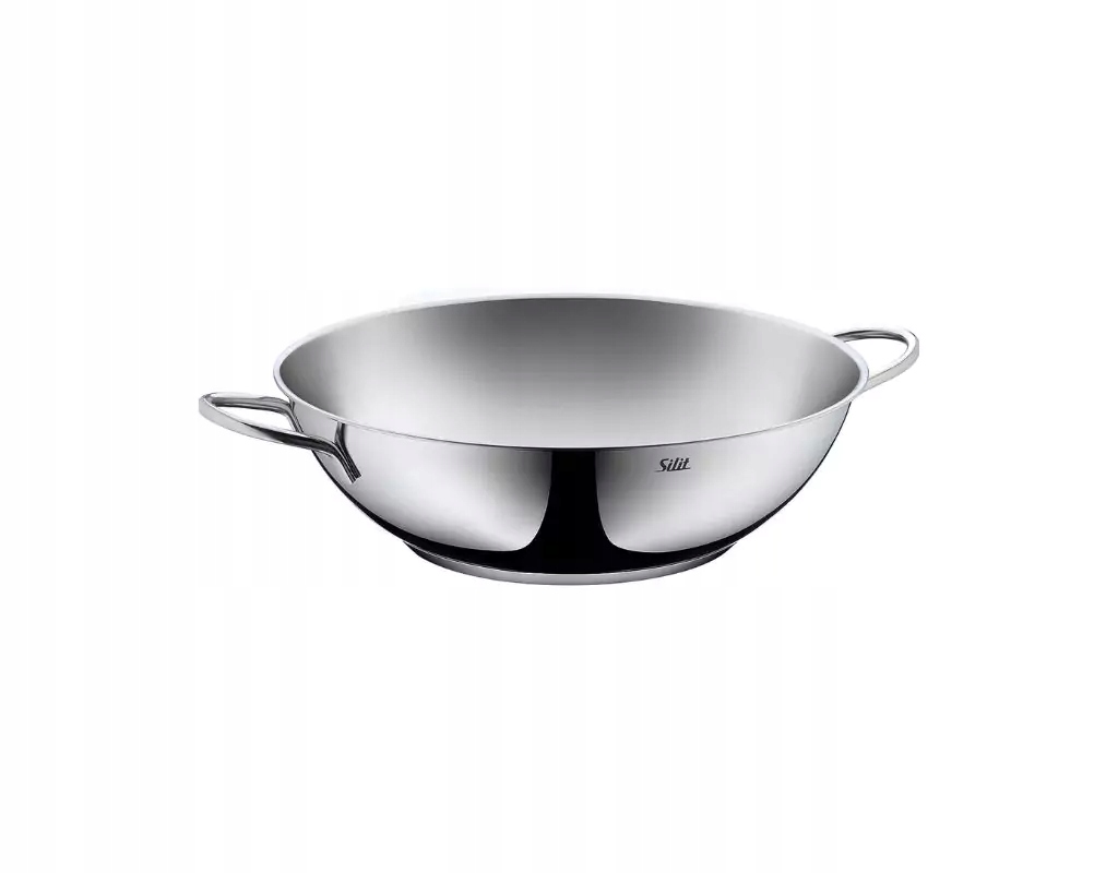 Panvica Wok Silit 32cm indukcia strieborná