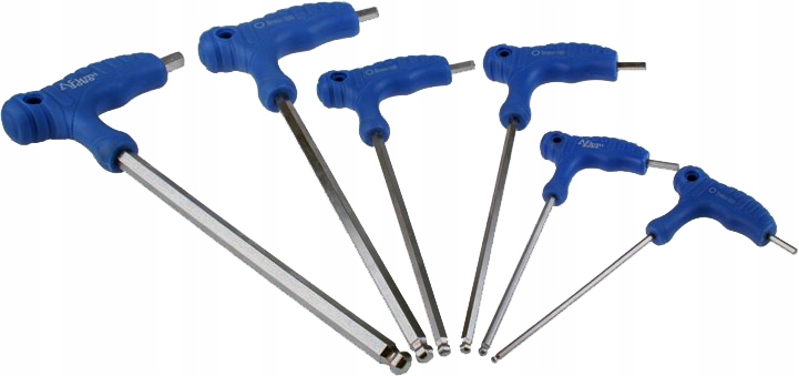 

GTooL Klucze Imbusowe Ampułowe Cv-r 6 sztuk