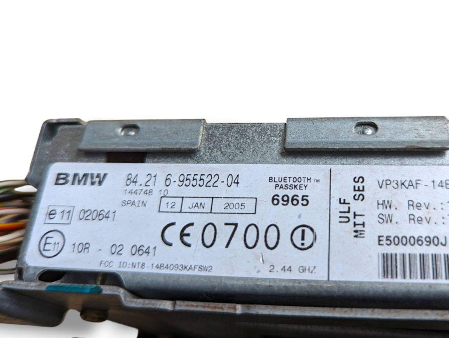 Bedienteil Bluetooth BMW X5 E53 facelift 2005 6955522