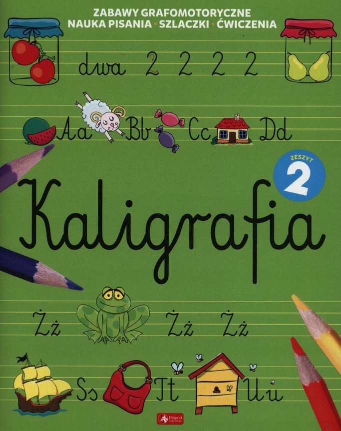 KALIGRAFIA NAUKA PISANIA PAKIET 2 TOMY Wydawnictwo Dragon