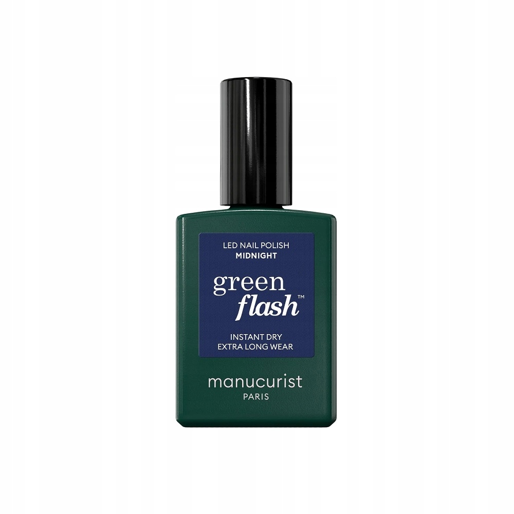Manucurist Green Flash Led Gel Nail Lacquer Lak Na Nehty Midnight
