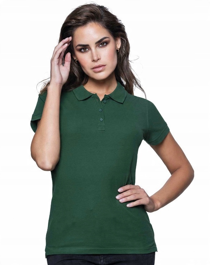 

Polówka damska polo Regular Jhk but. zieleń S