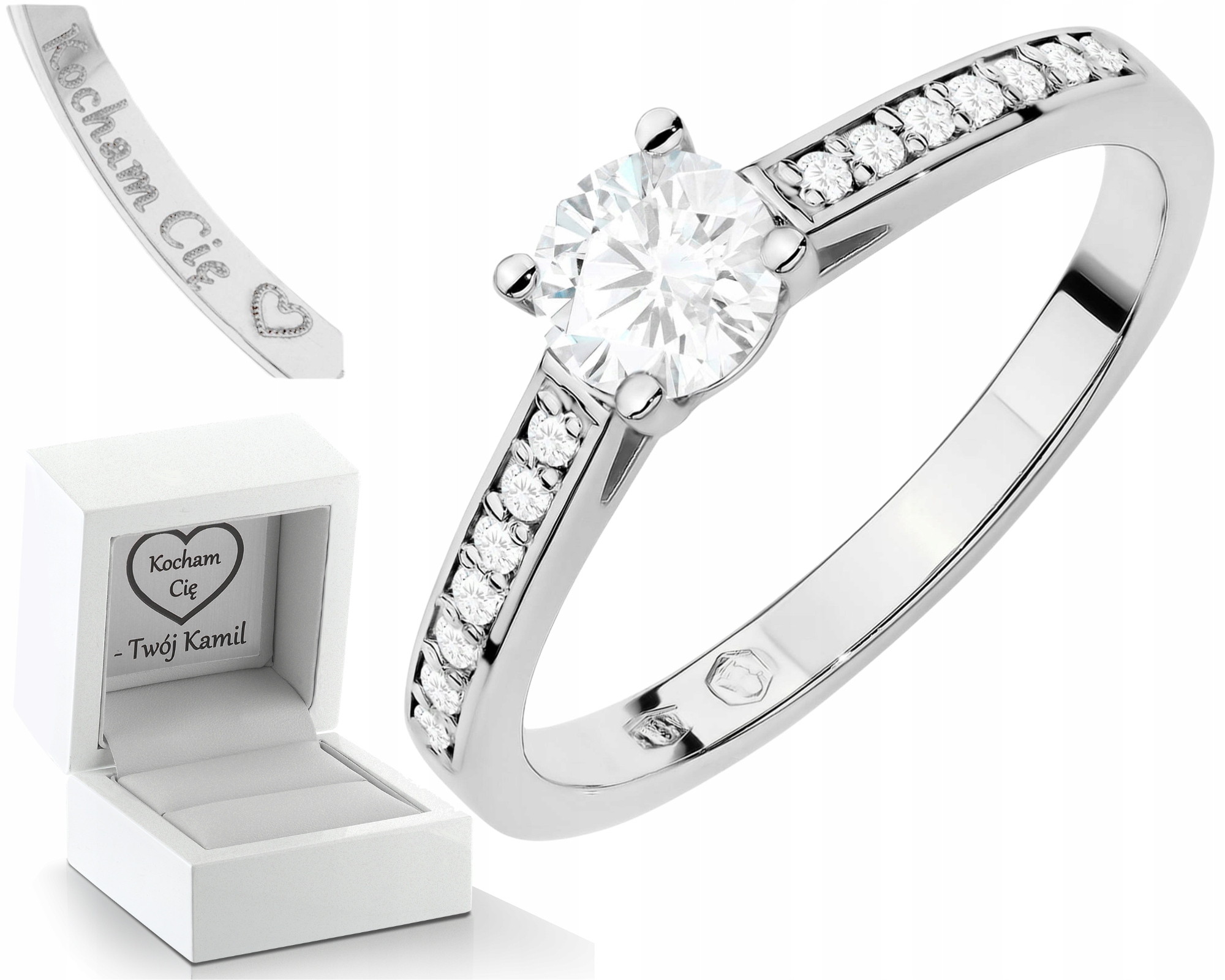 Moderní Prstýnek S Diamanty Lab-grown Zlato Ryzosti 585