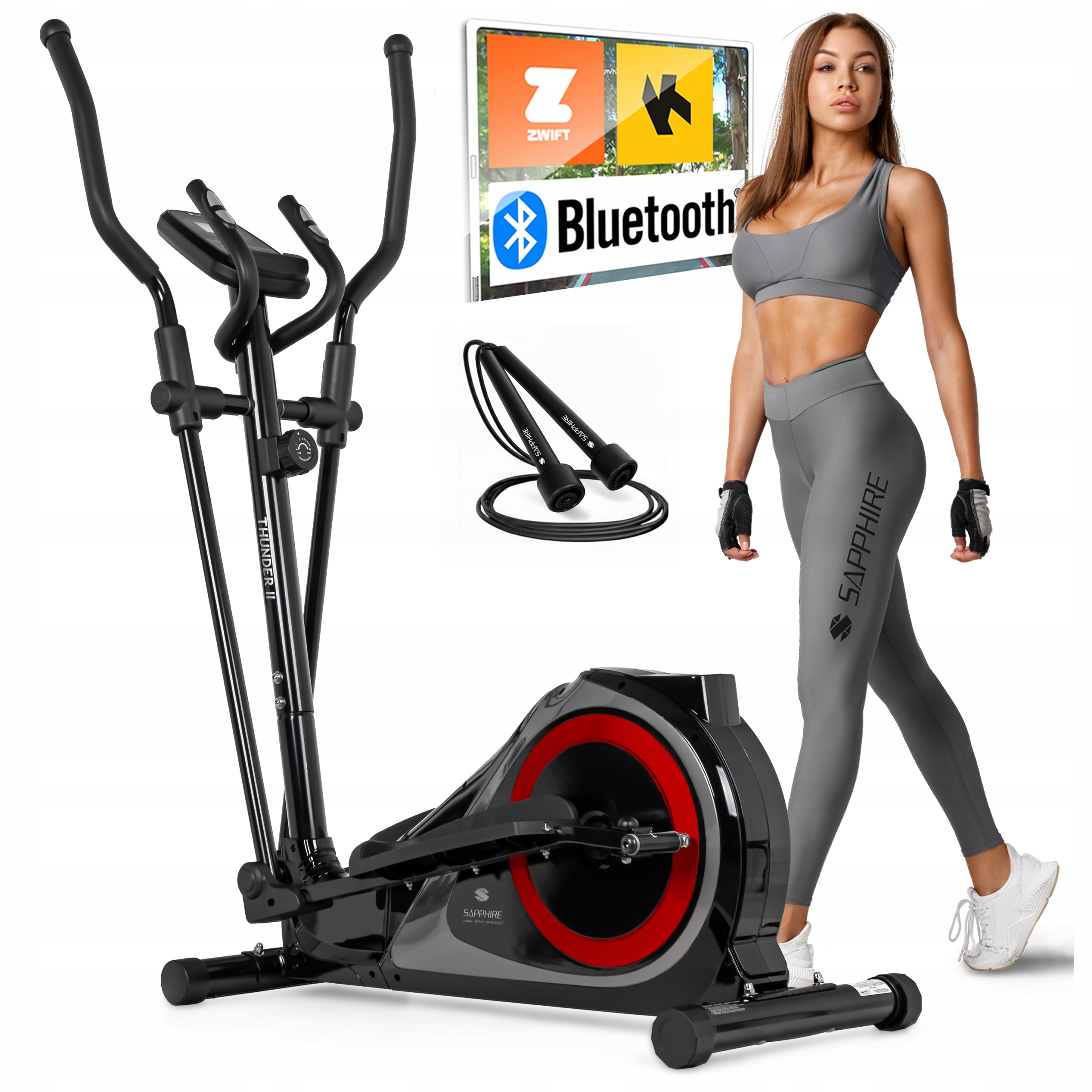 Orbi-trek Trenażer eliptyczny Thunder Magnetyczny rower treningowy Kinomap