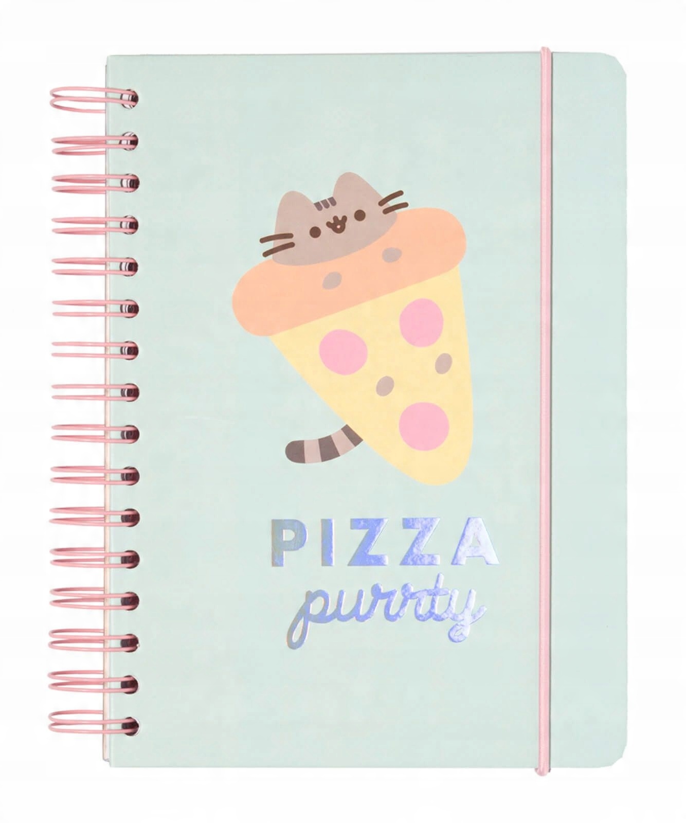 

Kotek Pusheen Pizza Purrty notes A5 z gumką
