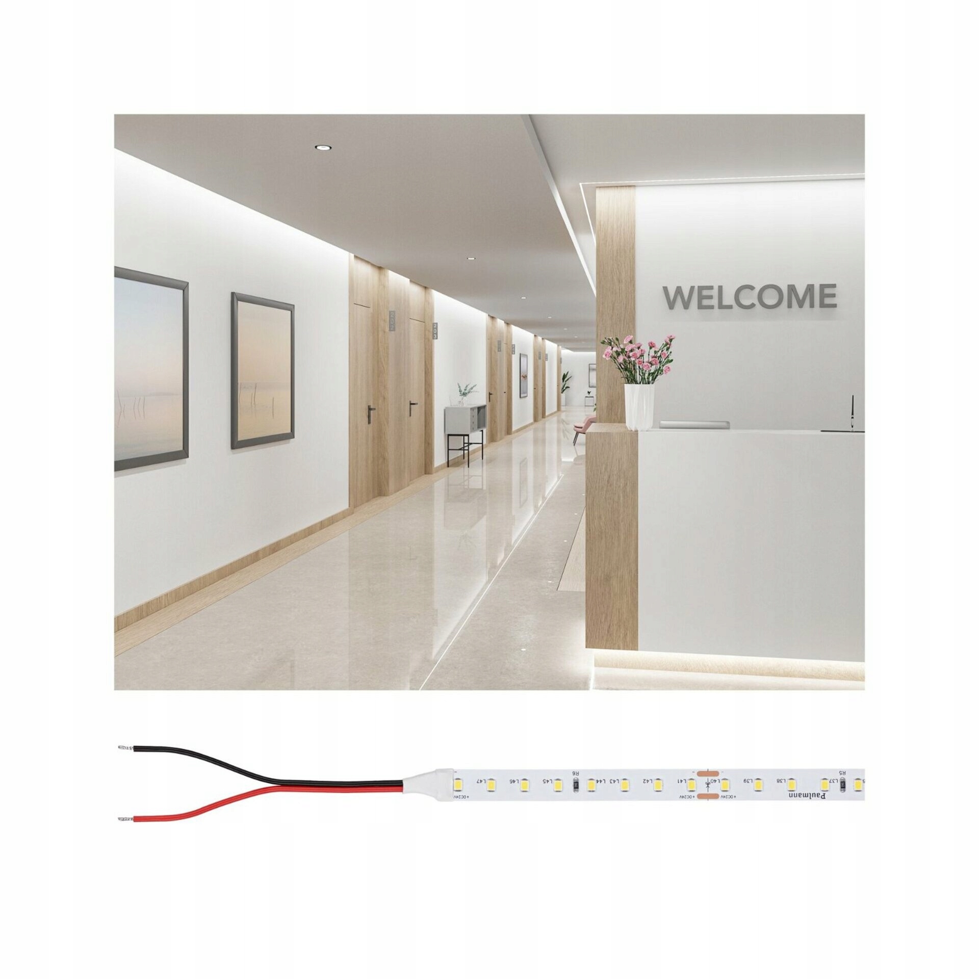 Paulmann Pre Led Strip Gold P150 10m 55W 96LED/m 790lm/m 4000K CRI90