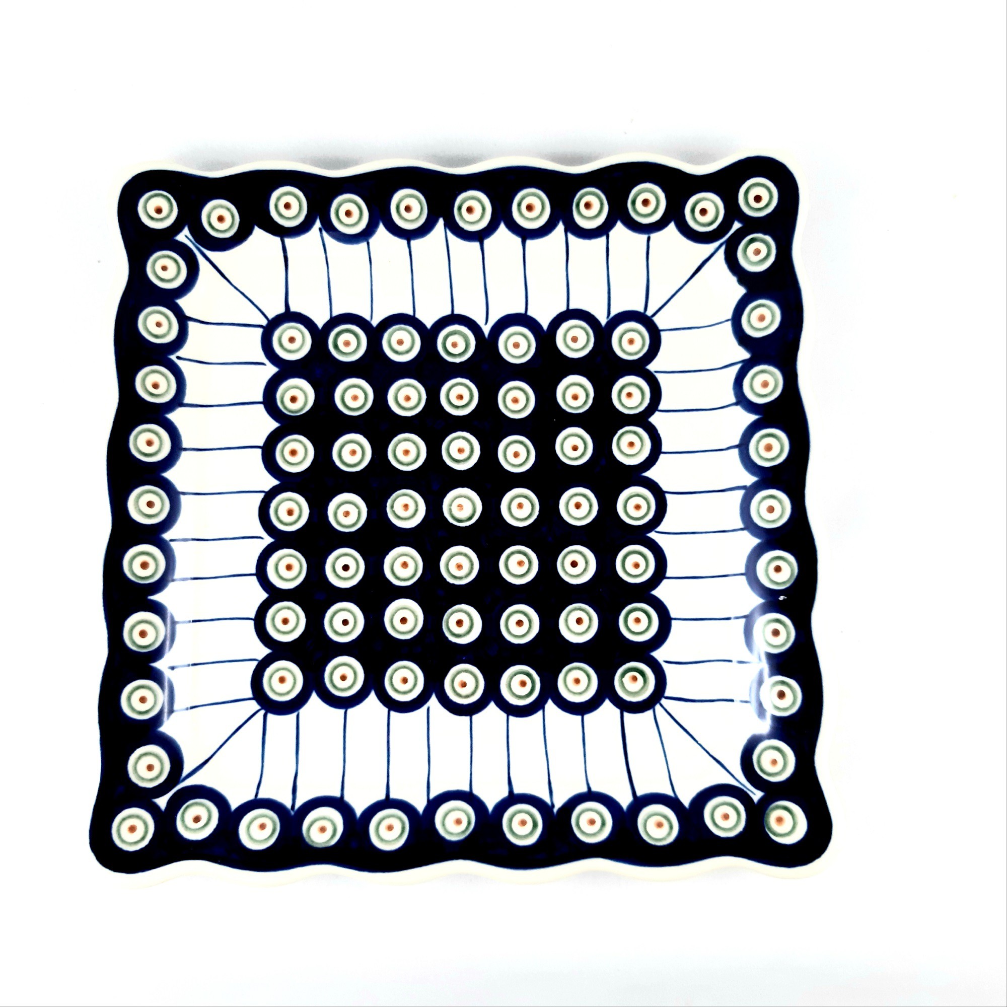 

Talerz Na Ciasto 23,8CM DEK.8 Ceramika Bolesławiec