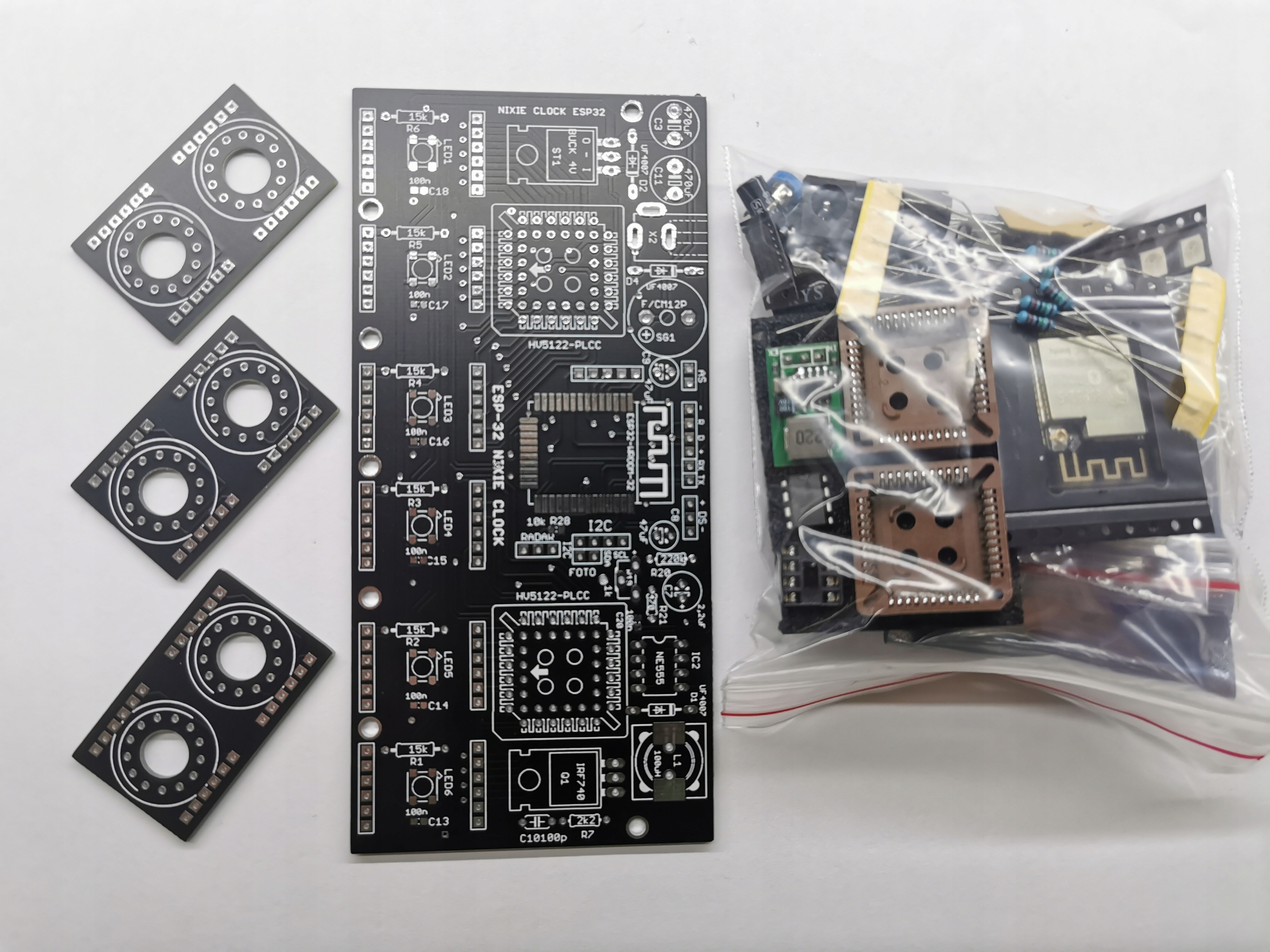 Uniwersalny Zegar Lampowy NIXIE WiFi Zestaw KIT Kod producenta Uni