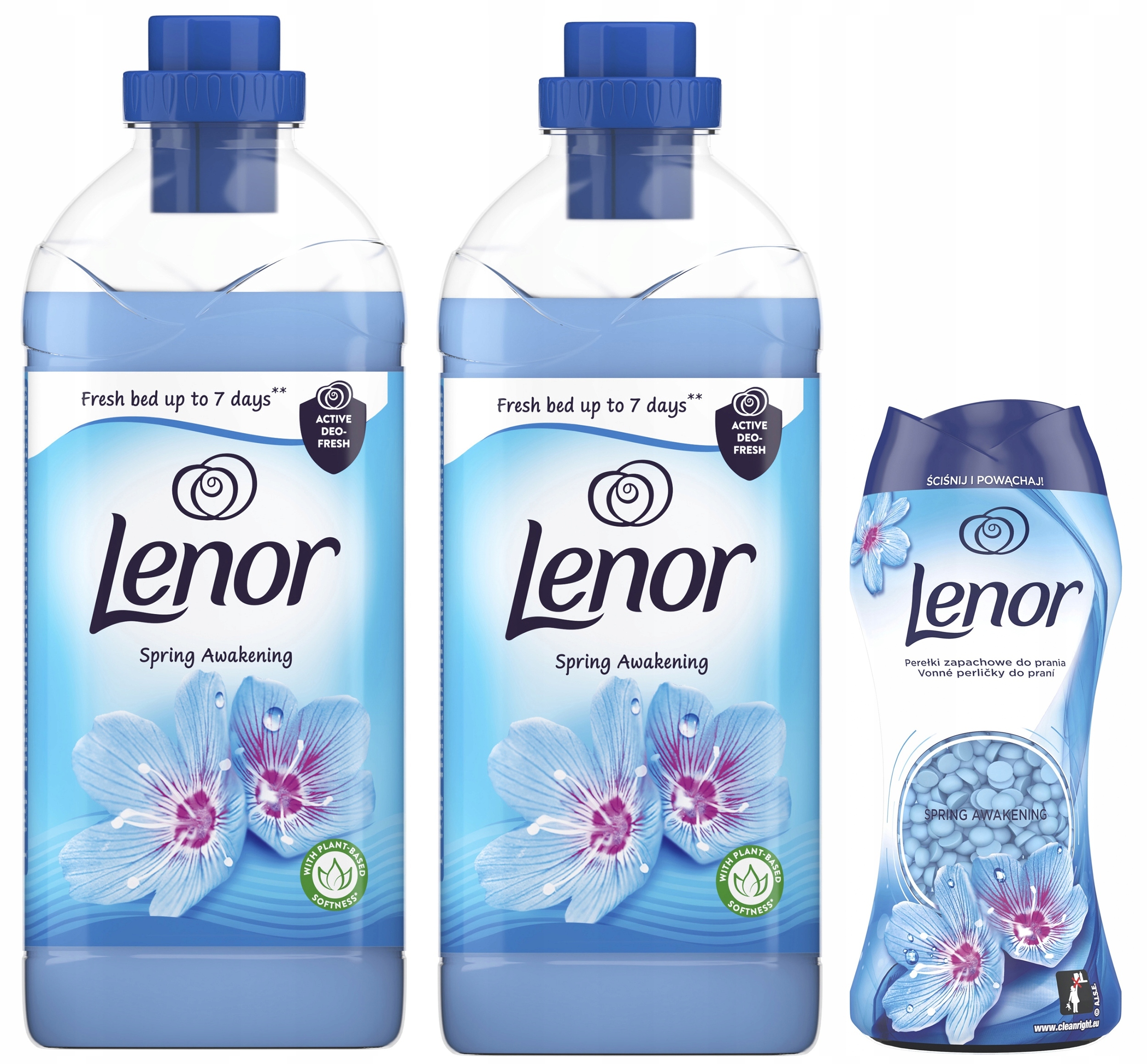 Levně Lenor Tekutá aviváž Spring 128 praní +Perličky