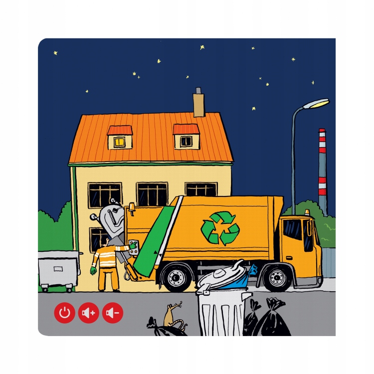 CZYTAJ Z ALBIKIEM - ŚMIECIARZE - INTERAKTYWNA MÓWIĄCA KSIĄŻKA ISBN 9788395423932