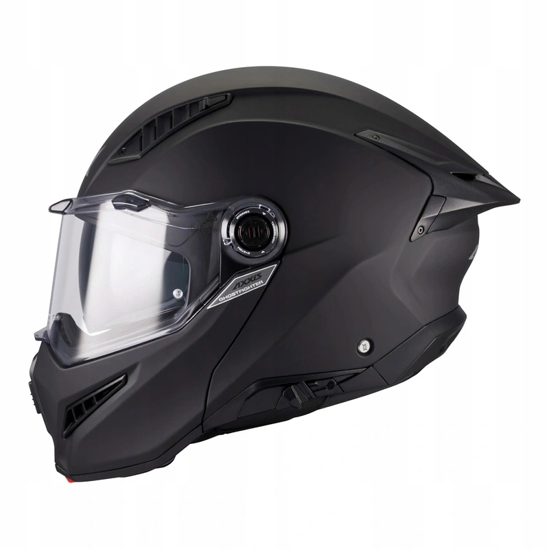 Čeľusťová prilba Axxis Ghostfighter Sv Solid A1 Matt Black čierna mat Darčeky