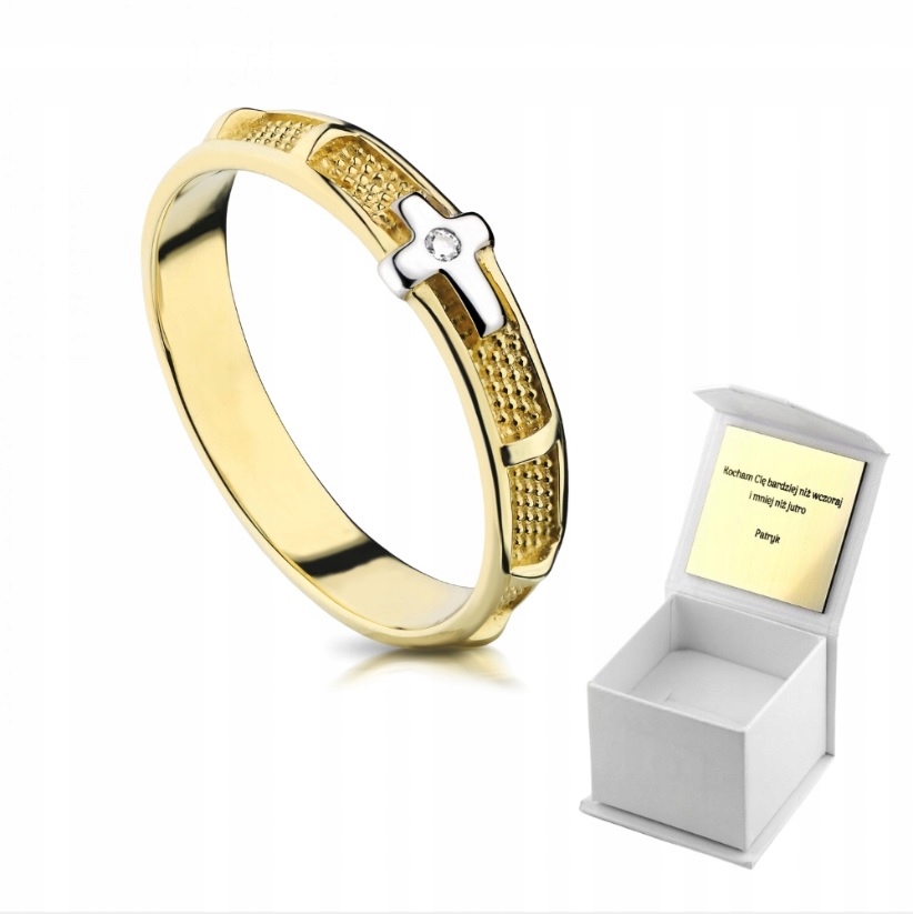 Prstýnek na prst s zirkonem r18