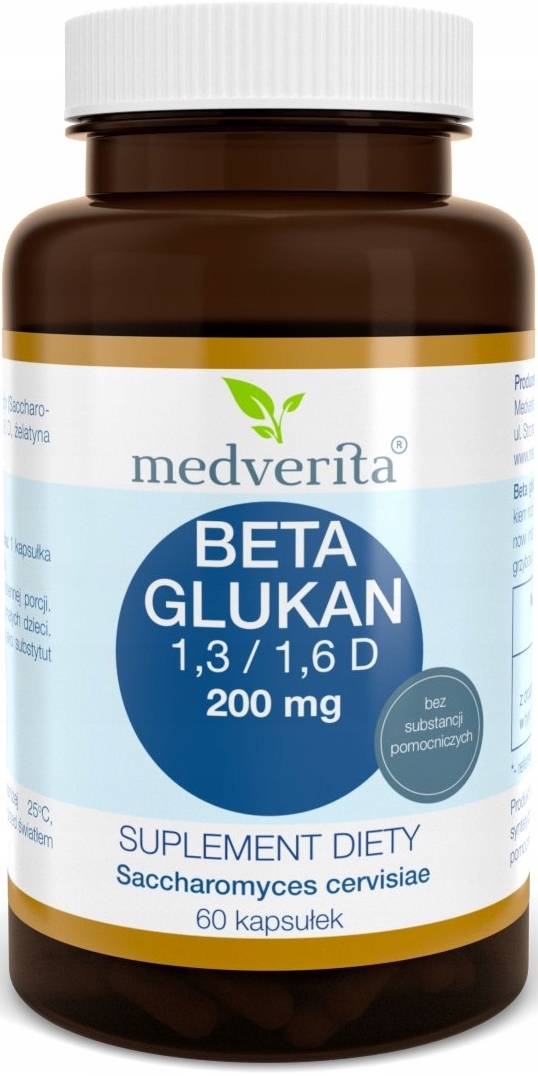 Medverita Beta Glukán 200mg cholesterolová rezistencia 60 kapsúl