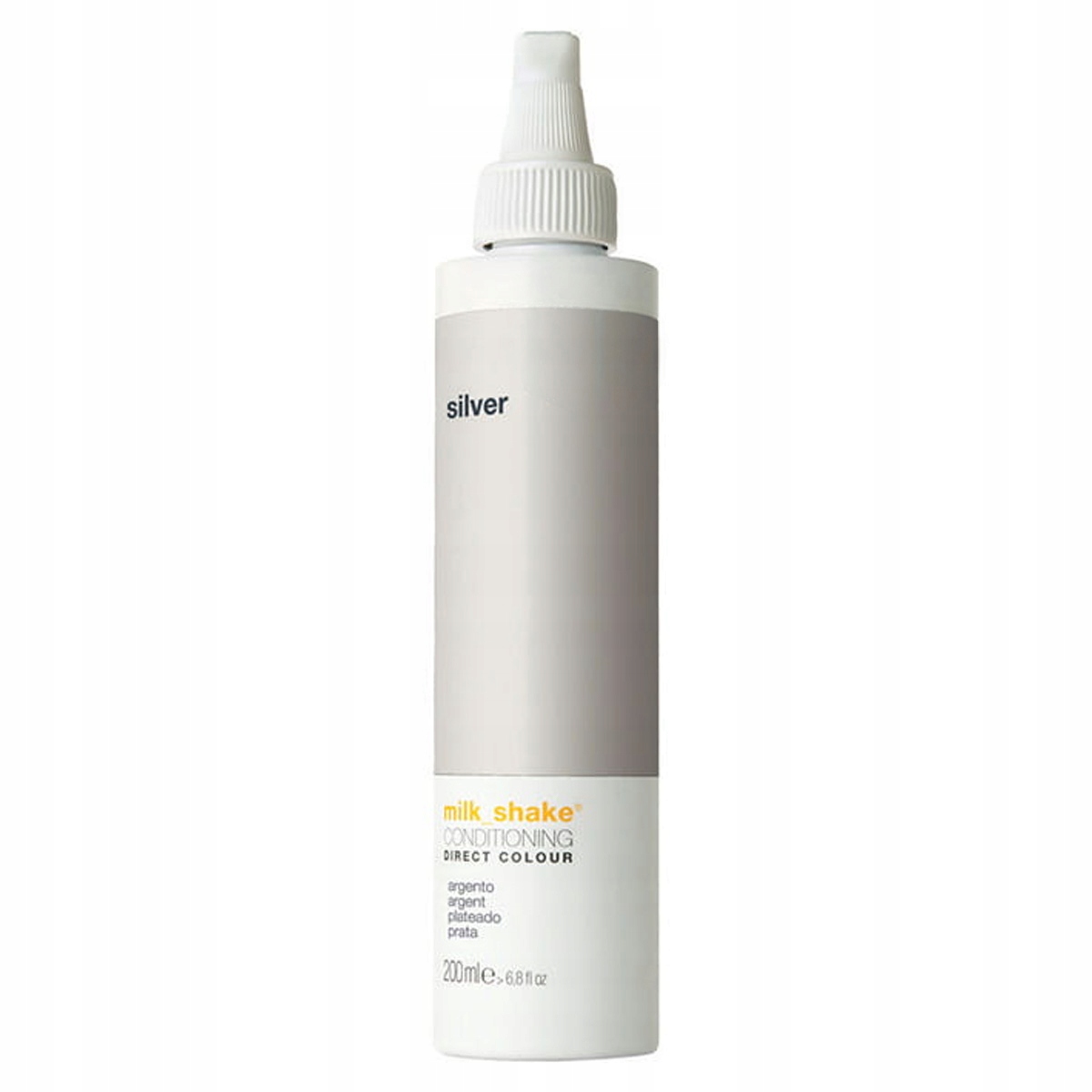 Milk Shake Silver popelavý barvicí kondicionér pro blond vlasy 200 Ml