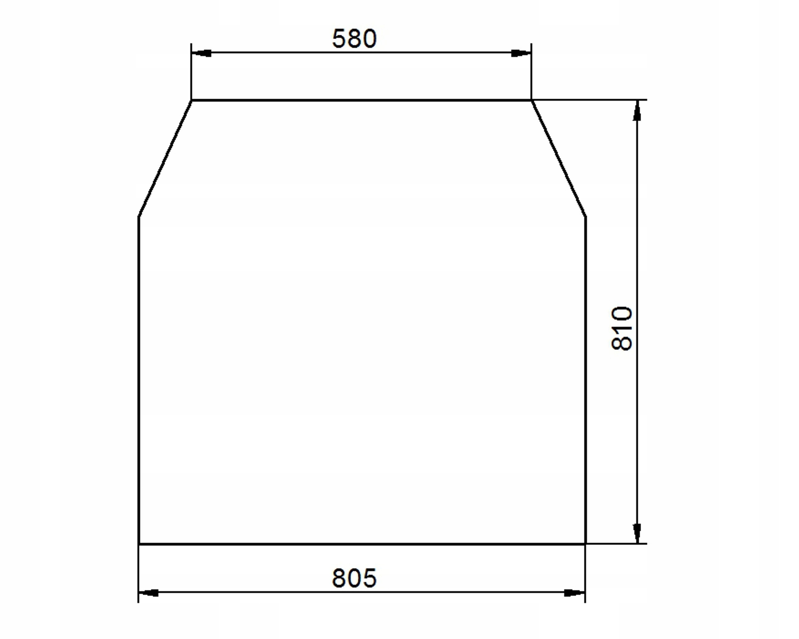 sklo teleskopický nakladač Jcb střešní 827/30506