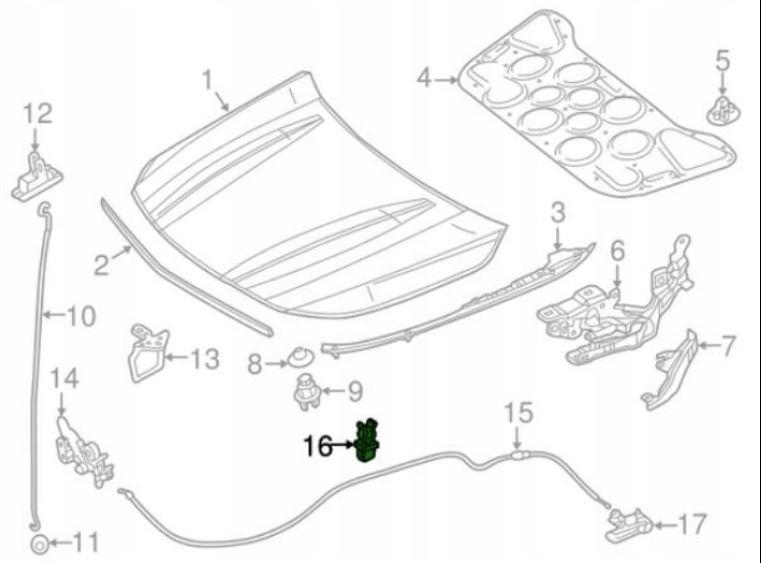 ZACISK MERCEDES CLA A0129887978
