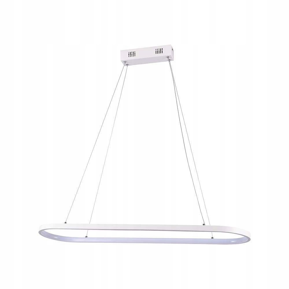 Závesná Led lampa biela nad stôl a ostrovček do obývacej izby, jedáleň, teplá farba V-tac