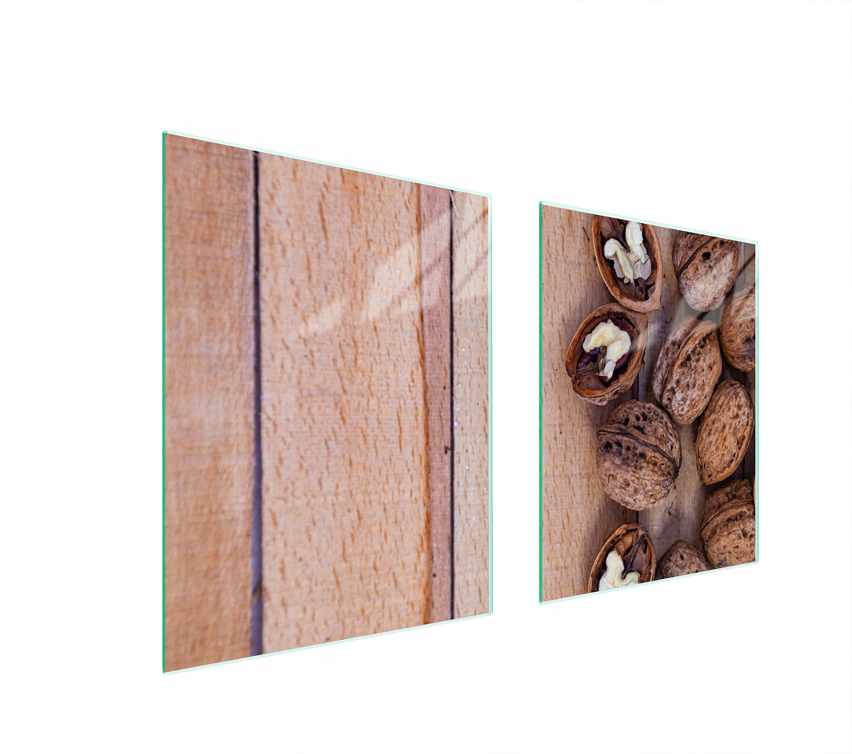 Ochranná Skleněná Deska Na Sporák 85x52 Ořechy Tvrzené Sklo