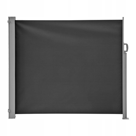 Paraván balkonový terasový rolovací 2,5x1,4 m černý
