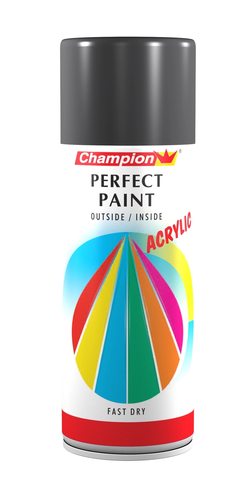 Farba Akrylowa spray Champion Perfect Paint 400ml szara Ral 7011
