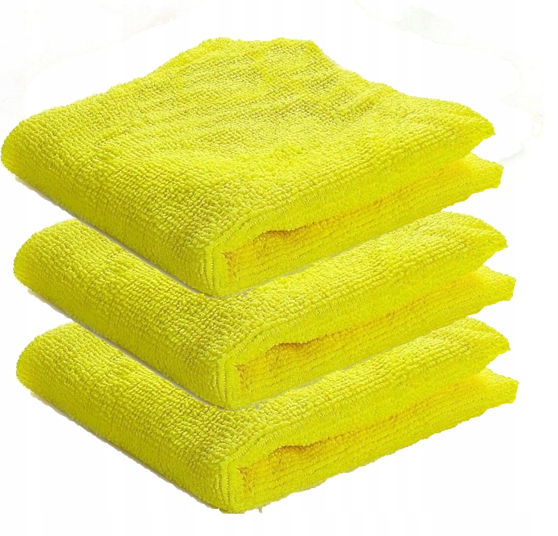3x Ściereczka Z Mikrofibry 30x30cm bezszwowa K2 Hiro do samochodu auta