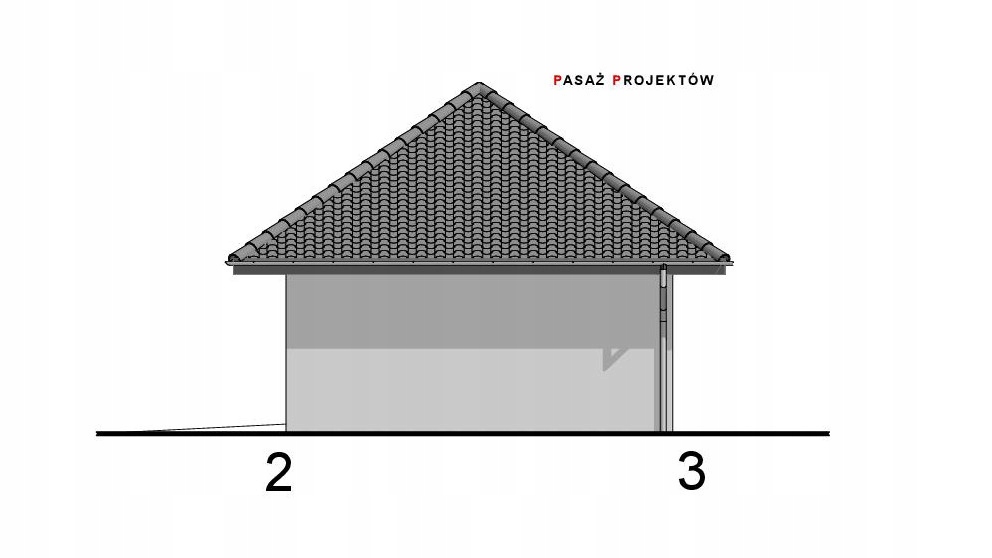 PROJEKT GARAŻU DWUSTANOWISKOWEGO G24-NA ZGŁOSZENIE Marka inna