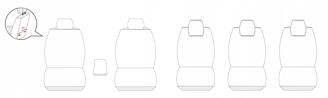 OPEL ZAFIRA C (5-os.) pokrowce 100% na miarę! P2 Producent Auto-dekor