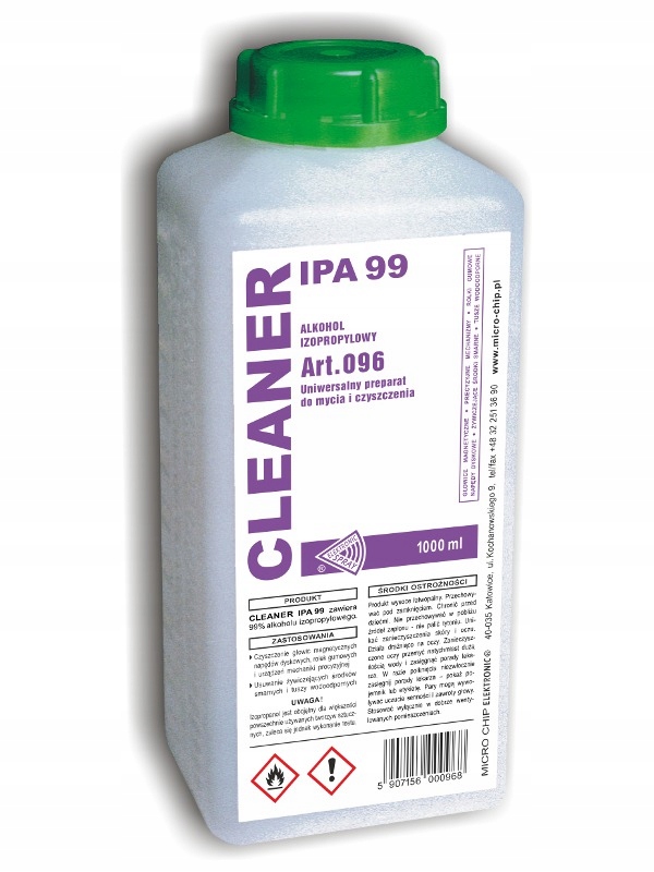 

Alkohol Izopropylowy Ipa Izopropanol 99% 1000 ml