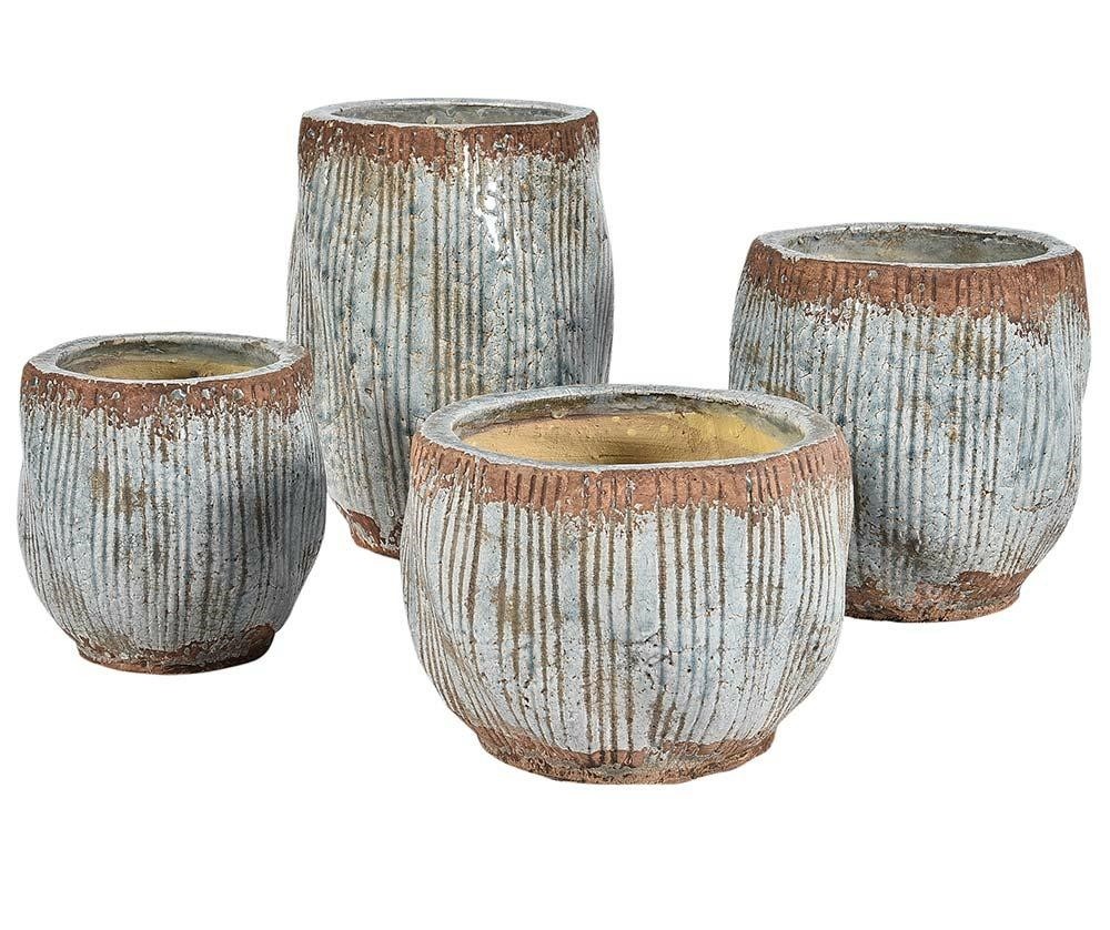 Osłonka Na Kwiaty Belldeco Fiore Blue Niska Rodzaj osłonka