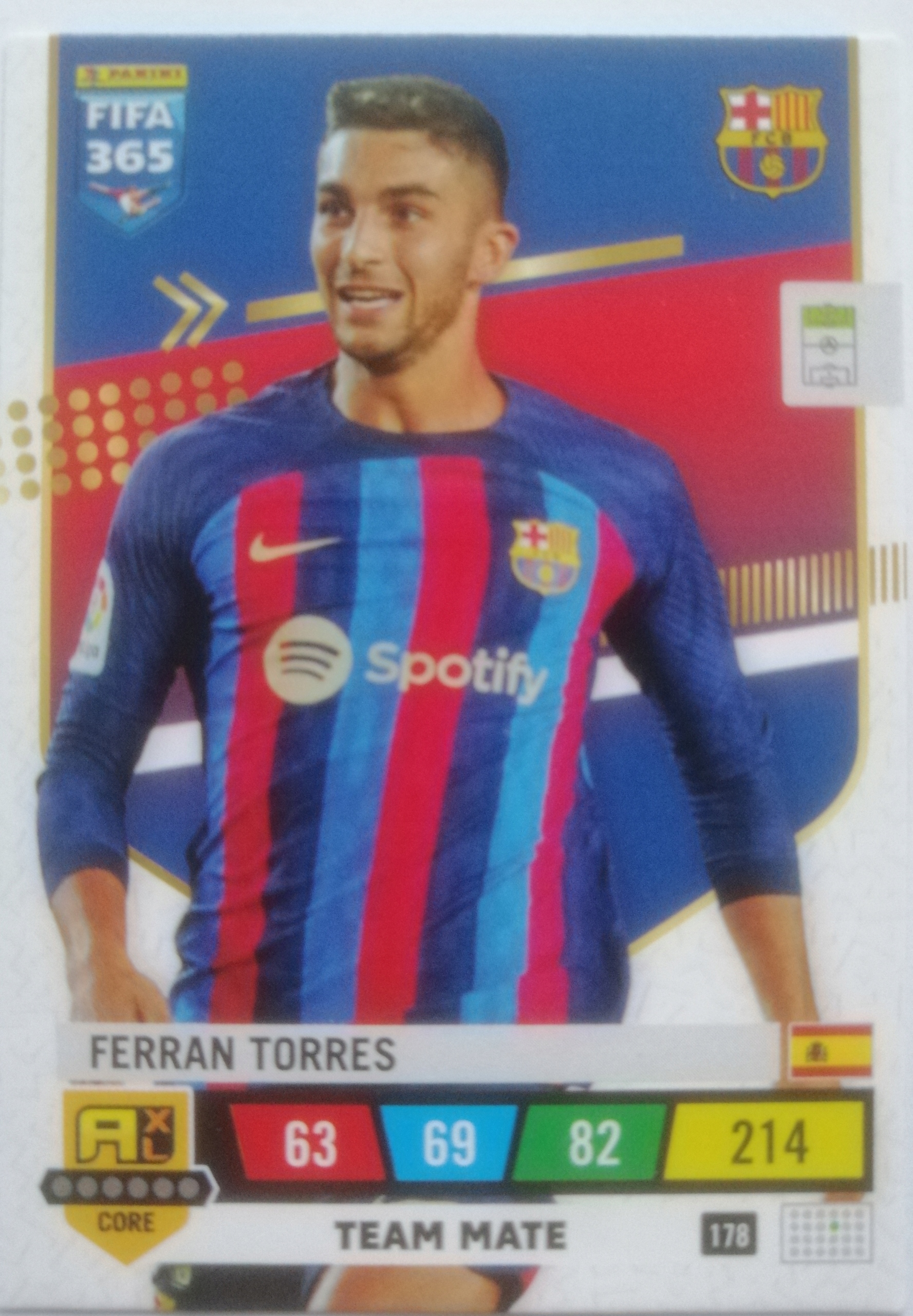 Fifa 365 2023 Core Team Mate 178 Ferran Torres